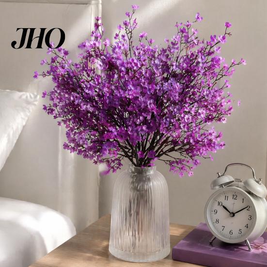 Fall Decor for Offices Artificial Flowers Indoor Outdoor Decor, Weatherproof Autumn Floral with Flexible Stems Arrangements Home Office Table