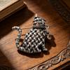 1pc Vintage Distressed Hollow Cat Brooch for Men and Women, Exquisite Light Luxury Literary Style Pendant Kitten Animal Pin