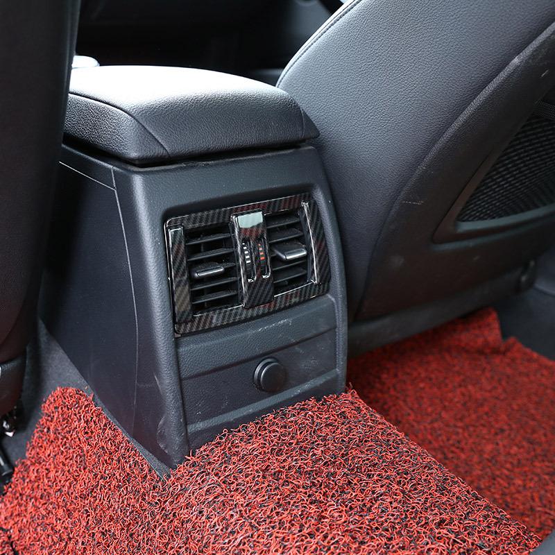 ABS Chrome Rear Seat Air Condition Outlet Cover Frame Trim For BMW 1 3 4 Series GT F30 F34 316li320li 2013- Car Accessories