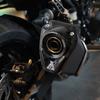 Carbon Fiber Motorcycle Tail Exhaust Pipe Muffler Heat Cover for Kawasaki Z900 2017-2026
