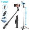 TOKQI C20 Magnetic Selfie Stick Tripod for iPhone Magsafe Hidden Clamp 1/4" Thread Compatible Android Smartphone Action Camera 7