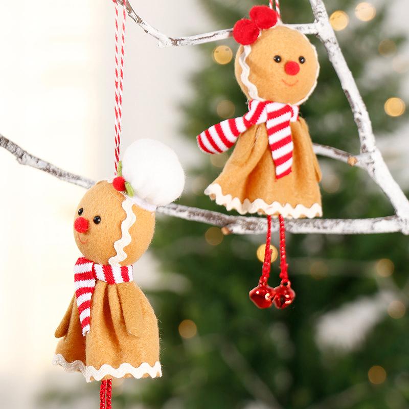 Gingerbread Man Ornament For Christmas Tree Gingerbread Figurine Ornament For Christmas Tree Hanging Decorations