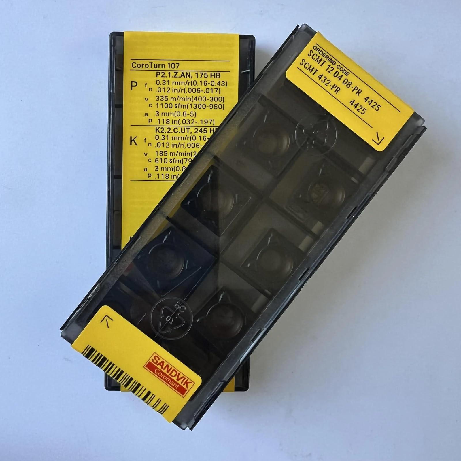 

Original Sandvik / SCMT120408-PR 4425 CNC lathe carbide blade 10 PCS