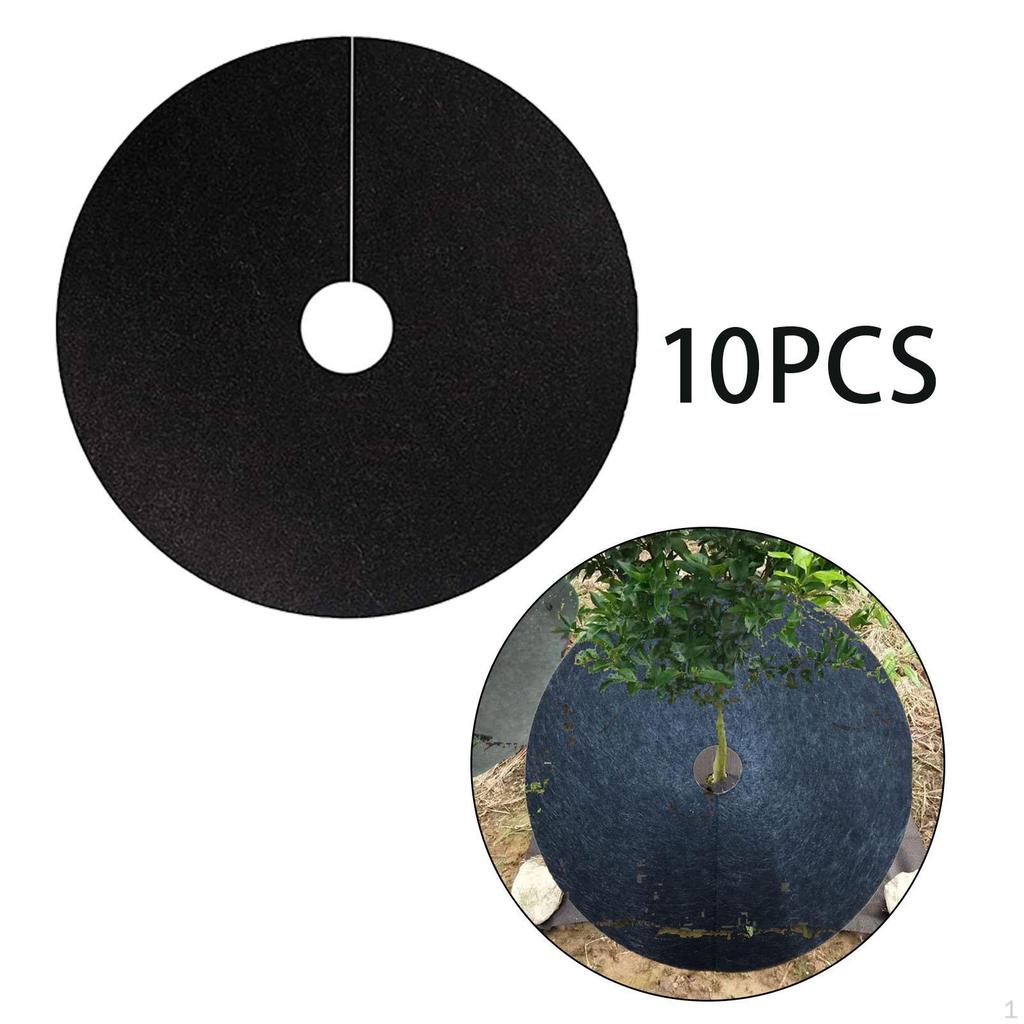 10 Pieces 20.5inch Mulch Tree Rings for Control, Reusable , to Prevent Animals from Digging and