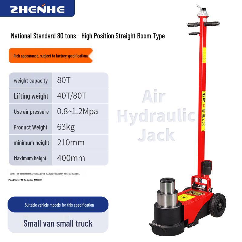 30-50 Ton Pneumatic Hydraulic Jack for Auto Repair and Heavy Truck Tire Change