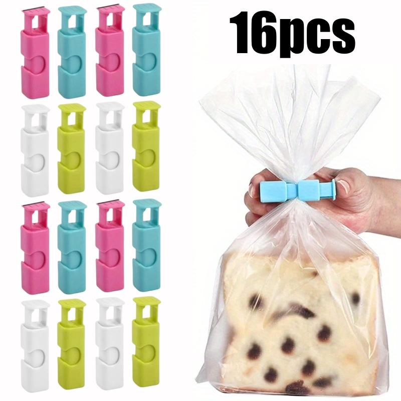 20pcs Food Sealing Clips Reusable Fresh Food Storage Tools Plastic Sealer Clamp Snack Bread Seal Bag Home Kitchen Storage Clips