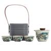 Ru kiln travel tea set, high-end business gifts, gifts for leaders, banks, insurance customers, and company annual meeting