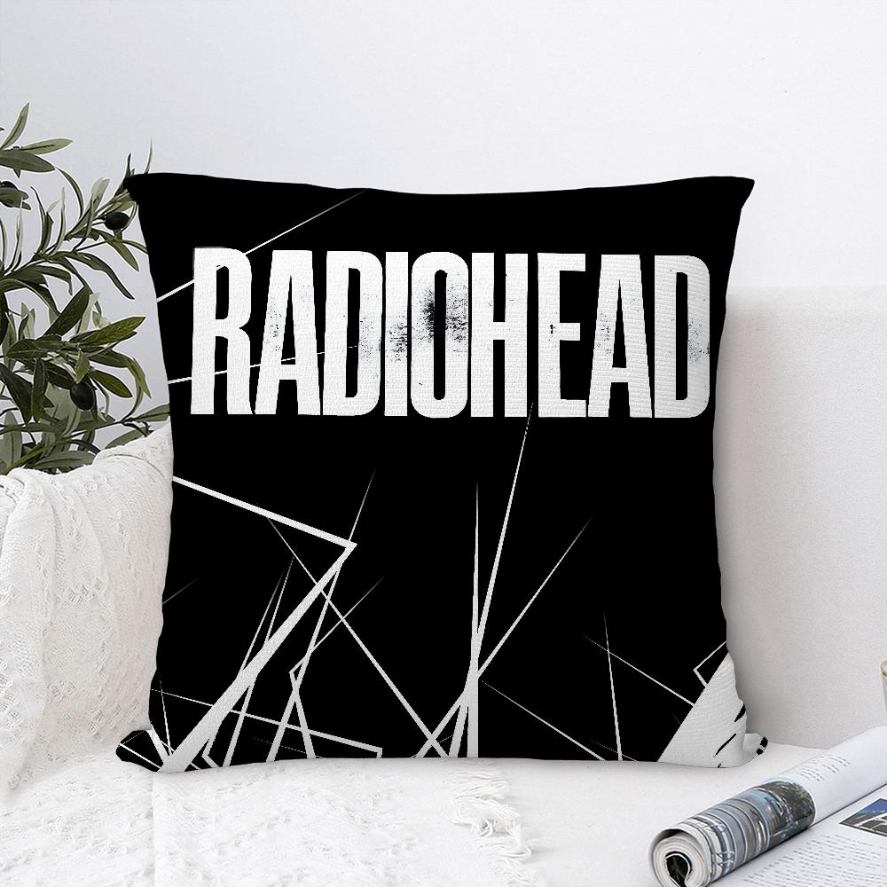 B-British Band RadioheadS Pillow Case Plush Fabric Soft  Pillowcase Double Sided Print   Cushion Cover Throw Pillow Cover