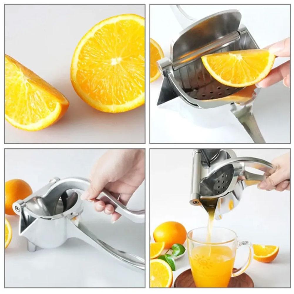 Heavy-Duty Stainless Steel Manual Juicer 18.7cm Detachable Orange,Pomegranate,Lemon Squeezer Fruit Juice Extractor for Household