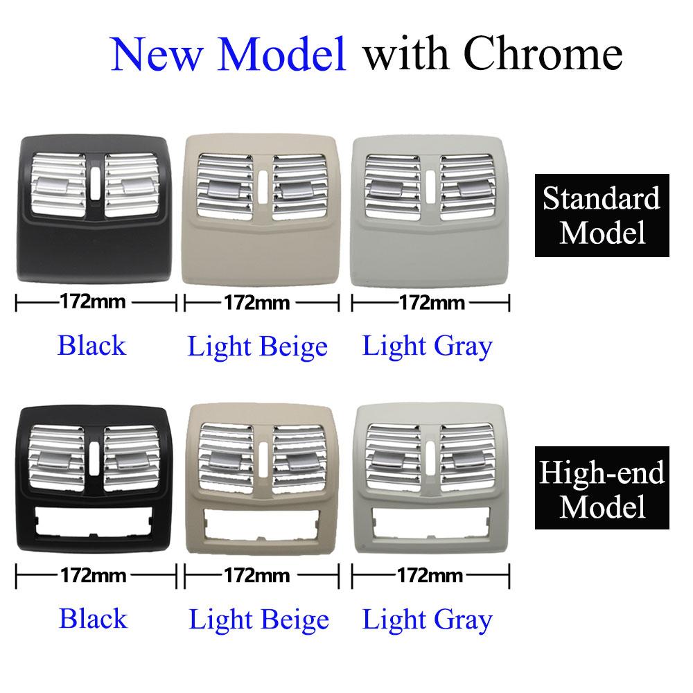 W212 Aer condiționat spate Panou cromat AC Grila de ventilație Capac ieșire pentru Mercedes Benz Clasa E E260 E300 E320 2012 2013 2014