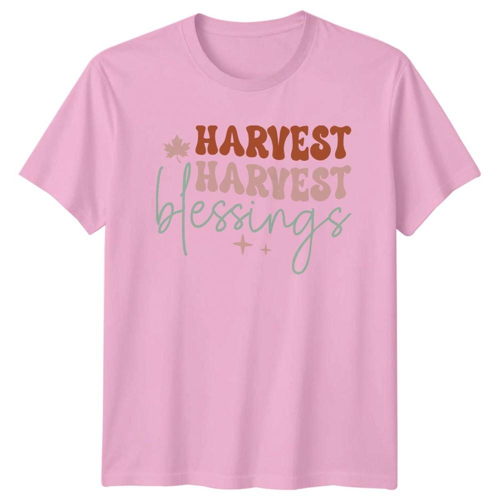 Harvest Harvest Blessings TShirt Fall Thanksgiving Gift For Him And Her