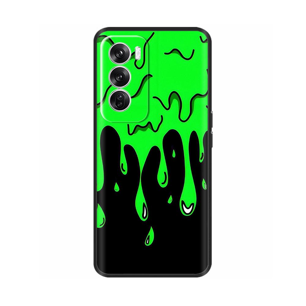 Silicone Case For OPPO Reno 12 Phone Cases Lovely Cat Cover Reno12 5G Soft Liquid Silicon Back Cover For OPPO Reno 12 Pro 5G