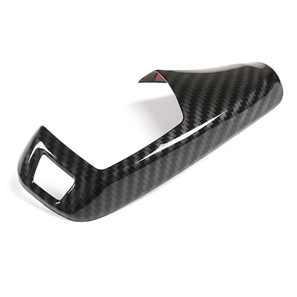 Right Hand Drive Carbon Fiber Gear Shift Knob Cover ABS Gear Shift Knob Cover Embedded Packaging Simple Installation