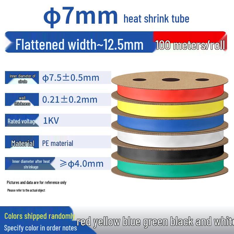Tubo Termorretráctil Aislante Impermeable para Protección de Cables