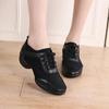 Fashion Woman Cowhide Sports Feature Soft Outsole Breath Dance Shoes Sneakers for Practice Ballet Shoes Modern Jazz Shoes