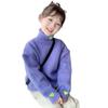 Girls' High Neck Thermal Top - Autumn/Winter Long Sleeve, Plus Velvet, Warm Base Layer