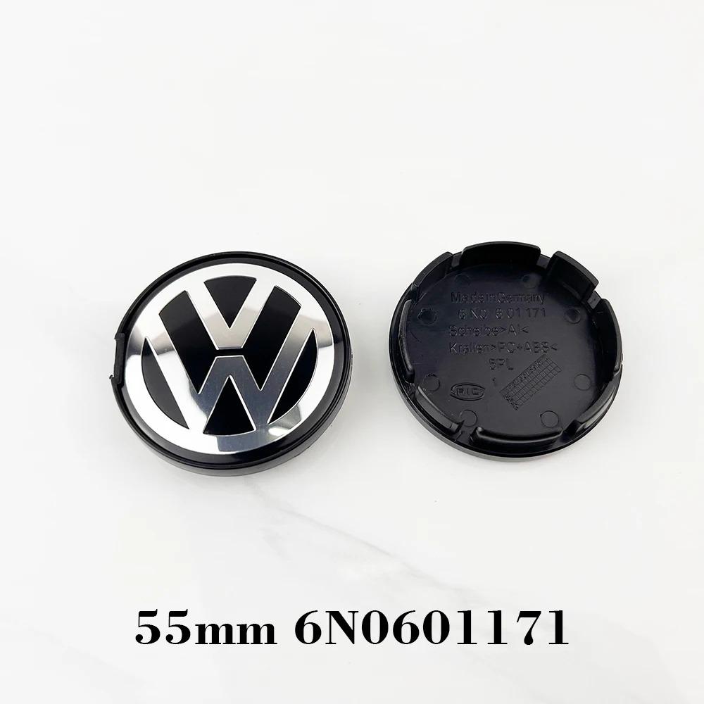 Für Volkswagen 4 Stück 56/65/70/76mm Auto Radnabenkappe Nabenkappe VW Polo Golf Käfer Touran Caddy Tiguan Bora GTI R Passat