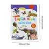 First English Words Sound Book for Babies & Toddlers, My First English Sound Toy Early Learning Book Fun Word Game for Language