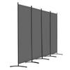 VEVOR Room Divider, 4 Panels Room Divider, Folding Privacy Screen and Portable Partition Divider for Room Separation