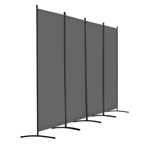 VEVOR Room Divider, 4 Panels Room Divider, Folding Privacy Screen and Portable Partition Divider for Room Separation