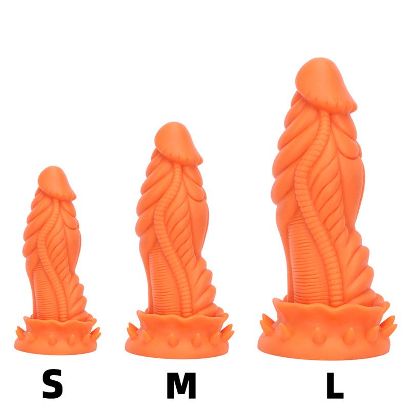 Extra velká sada tekutých silikonových vajíček Měkké anální dildo Trenažér ve tvaru análního kolíku Velké dildo