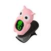 SWIFF Clip-on Tuner, Character Tuner, Owl B7, Pink