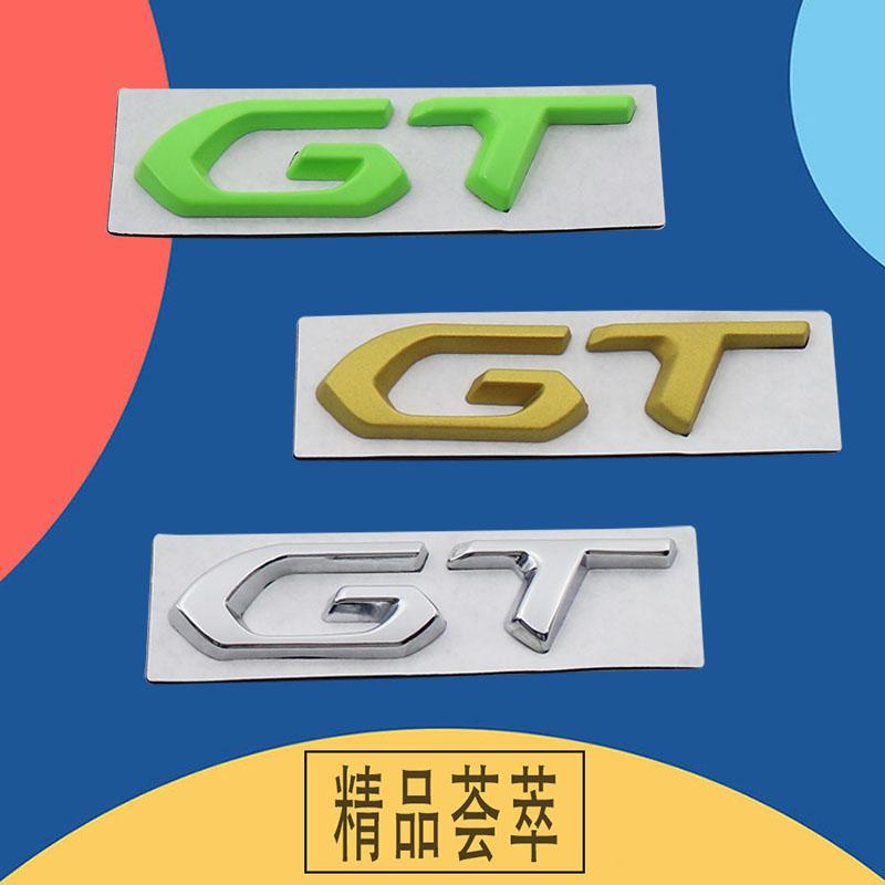 3D Premium GT for Car Hood Fender Trunk Rear Bonnet Nameplate Decal Emblem Badge Sticker
