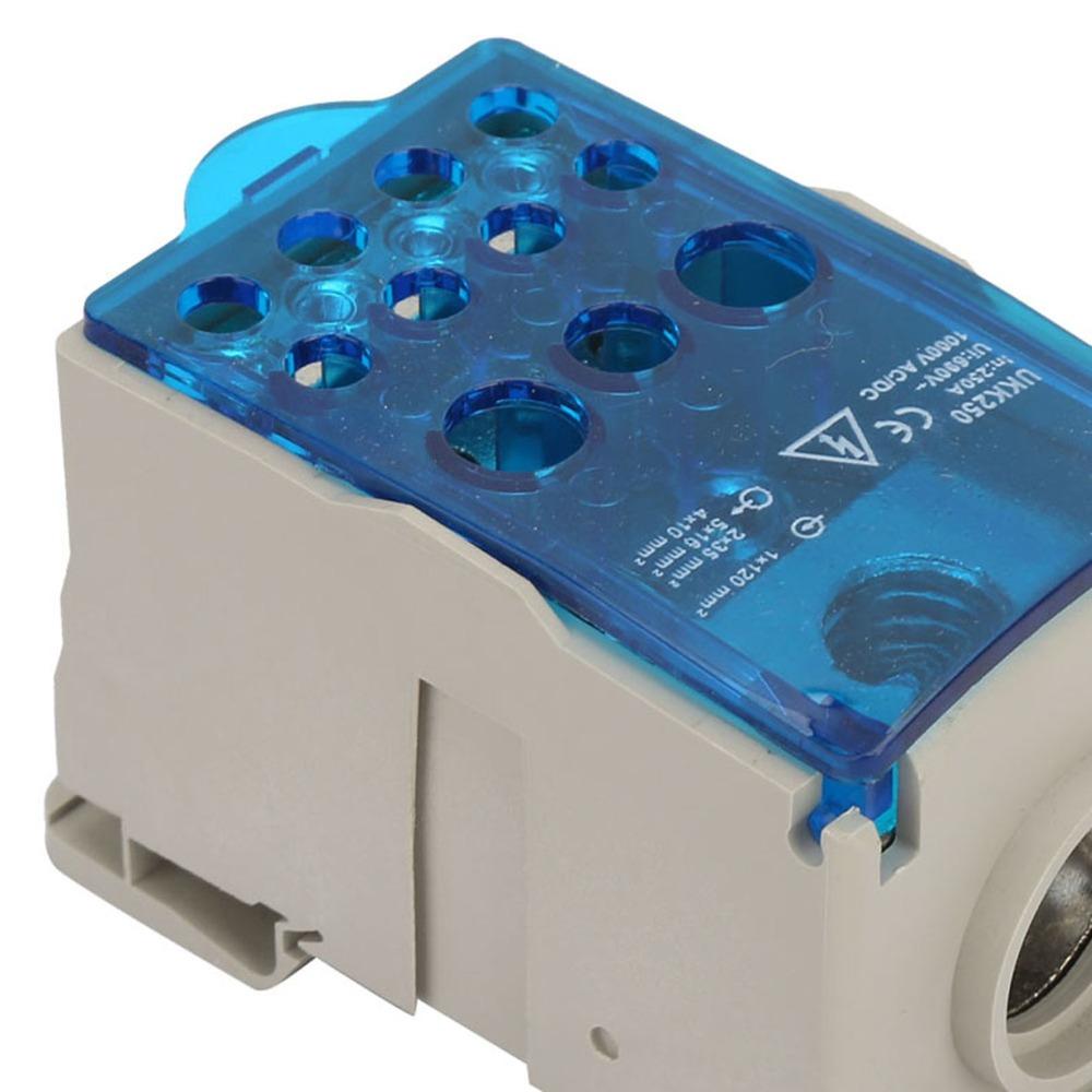 250A Din Rail Terminal Block Universal Universal Power Junction Box  Electrical Cabinets