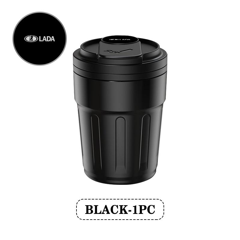 For Lada New Car Ashtray Creative Coffee Cup Style with Lid ABS Shell Garbage Storage Cup Niva Priora 4x4 Urban Vesta Granta PP19