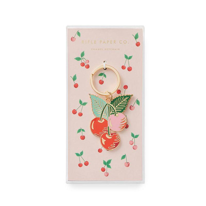 

RIFLE PAPER CO. RIFLE PAPER Cherry Keychain single type