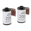 2 Roll 35mm Camera Color Film ISO 200 8 Sheets Each High Saturation HD Camera Color Negative Film