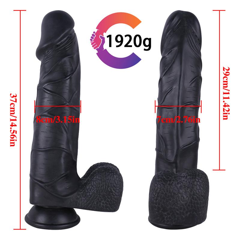 Weibliche super dicke lange Simulation großer Dildo Penis SM echtes Gefühl Sexspielzeug Gerät großer Analplug