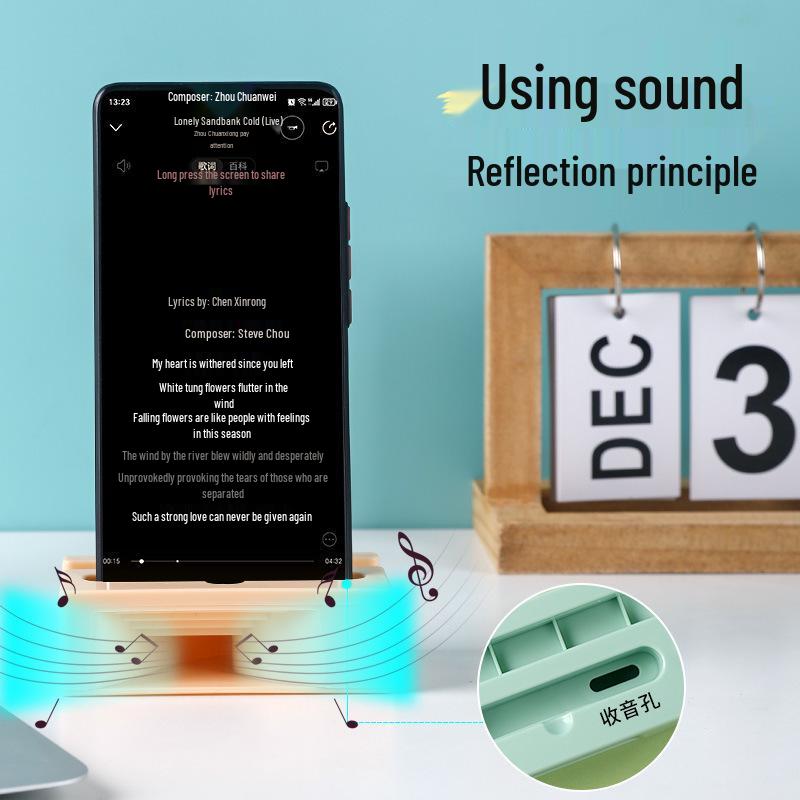 Multifunctional Desktop Phone Holder and Amplifier