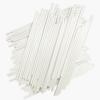 100 Count 6 INCH White Paper Lollipop Sticks,Cake Pop Sticks,Sucker Sticks for Cookies,Rainbow Candy,Chocolate,Cake Topper(Dia 4mm)