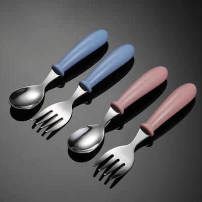1 Conjunto Talheres Ecológico Resistente ao Calor Grau Alimentar Confortável de Segurar k Kit Colher Estudantes