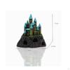 Castle Aquarium Ornament Hollow Openings Aquatic Tank BlueTopped HandPainted Details