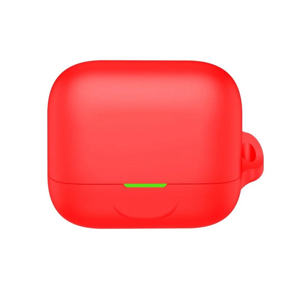 Silicone Case Compatible with EarFun Air Pro 4+, Soft Protective Cover Case Shockproof Anti-Scratch for EarFun Air Pro 4 красный