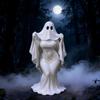 1Pcs Halloween Gothic Brides Wedding Decor Ghost Mother Statue Ornament Creative Skirt Design Office Desk Decoration