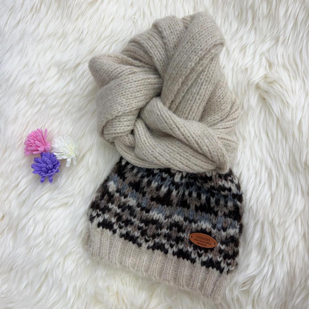 2024 Fair Isle Grüner Strickschal: Winter Koreanischer Stil, Weihnachtsatmosphäre, Dicker & Warmer Nackenwärmer für Männer & Frauen