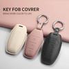 PU Leather Car Key Case Cover Holder Keychain Protective Shell for BYD Formula Leopard Super 5 Super 8 Super 3 9 Remote Key