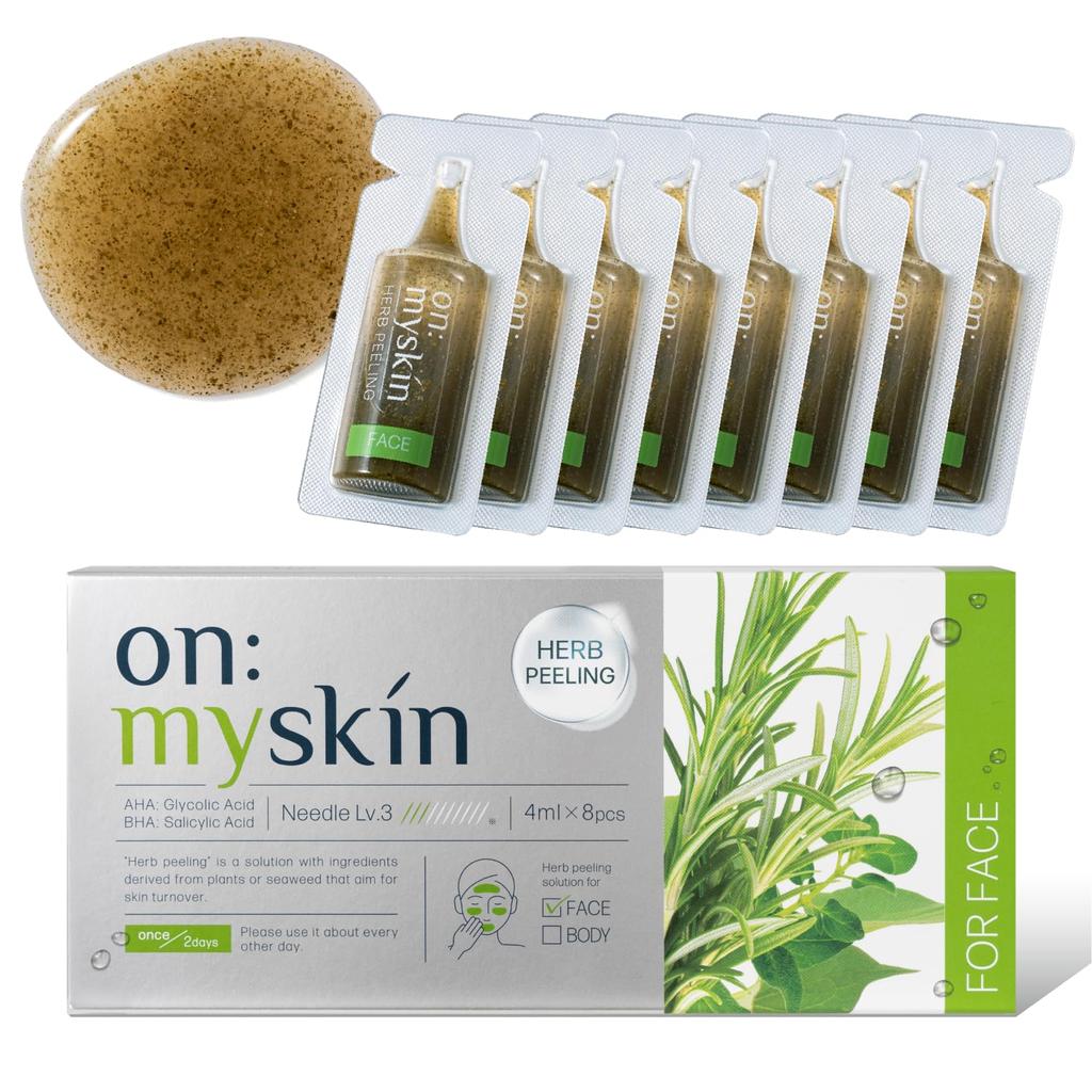 for face Herbal peeling at home No peeling beauty treatment Jointly developed by Korean Cosmetic Research Institute On Myskin onmyskin