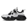 Li Ning Kids Mesh Comfortable Simple Breathable Lightweight Shock Absorption Low Top Casual Shoes Kids Sneaker Black Standard-White YKCV078-7