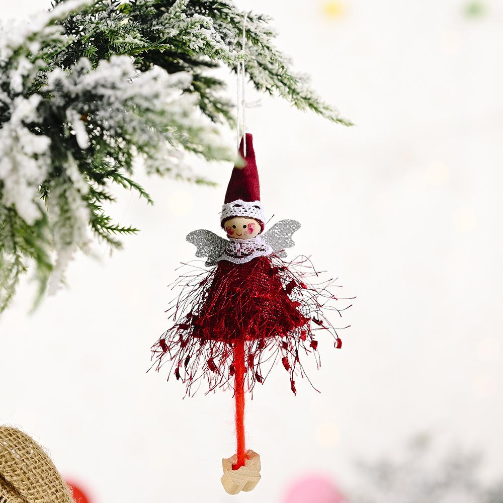 Creative New Plush Girl Leg Pendant for Christmas Decoration  Little Angel Pendant and Doll Pendant