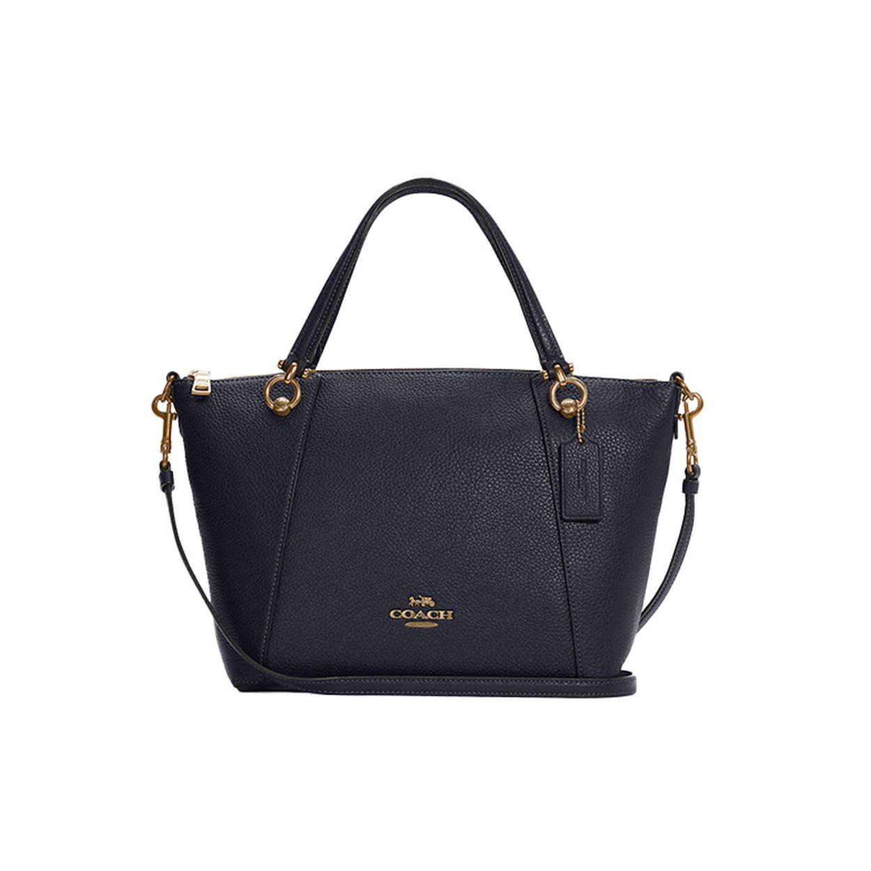 

Coach Kacey 26 Large Capacity Classic Leather Shoulder Bag Crossbody Dumpling Bag Tote Bag Small Women bags Black C6229-IMBLK Basic Set (Bag+Dust Bag)
