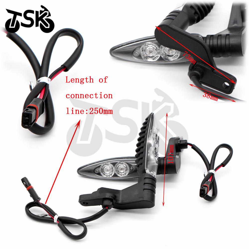 Rear LED Turn Signal Indicator Light Blinker For BMW F800R F800GS F800GT F800 GS Adventure 2012-2016 F700GS