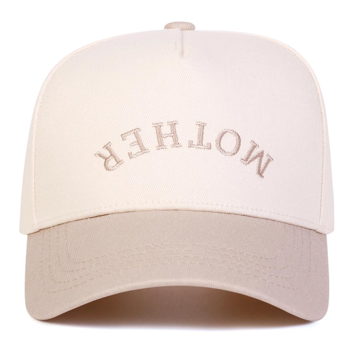 

Unisex Mother Letter Embroidery Baseball Caps Spring Autumn Outdoor Adjustable Casual Hats Sunscreen Hat Sports Cap