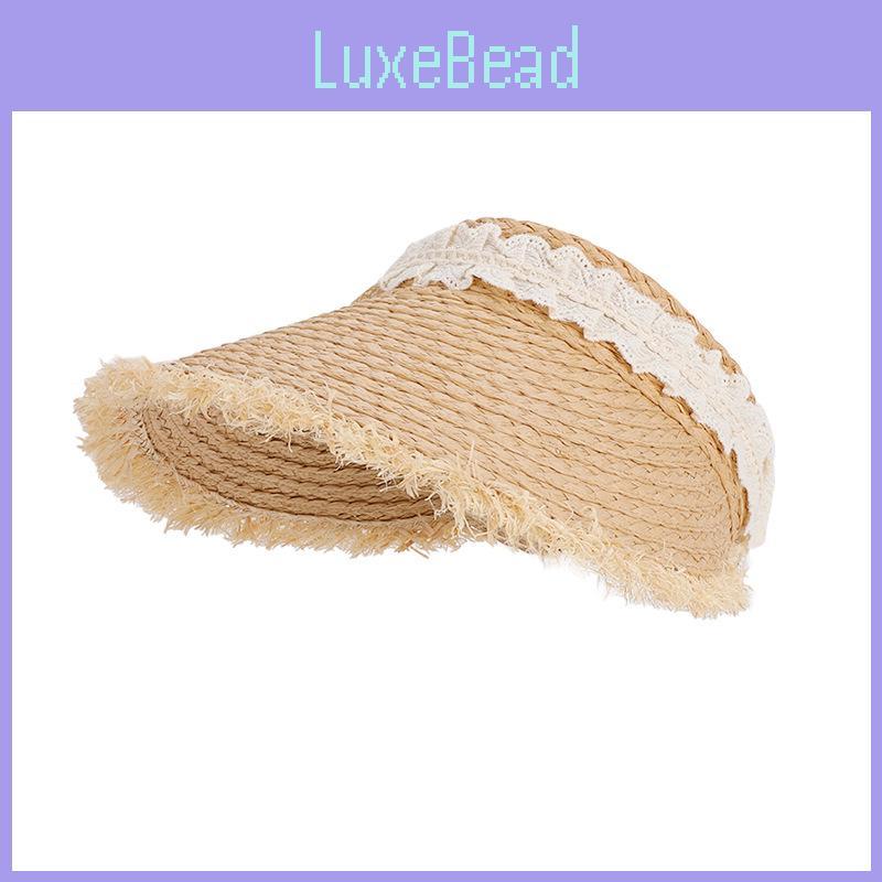 Summer Straw Hat With Large Brim And Breathable Paper Grass Material For Sunshade