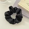 Premium Silk Satin Elastic Scrunchies, Solid Color Ponytail Hair Accessories for Women