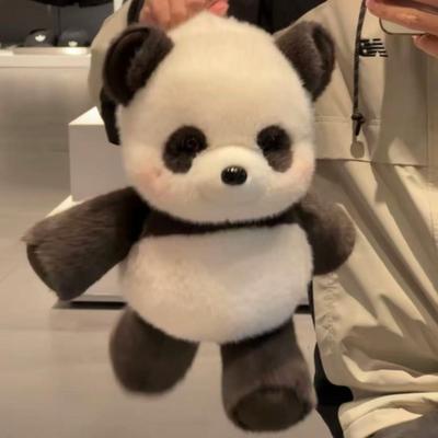 Kawaii Wasbeer Knuffeldier Pluche Kussen Panda Emotionele Steun Run Knuffelspeelgoed Gevuld Pluizig Gevuld Wasbeer Kerstcadeau