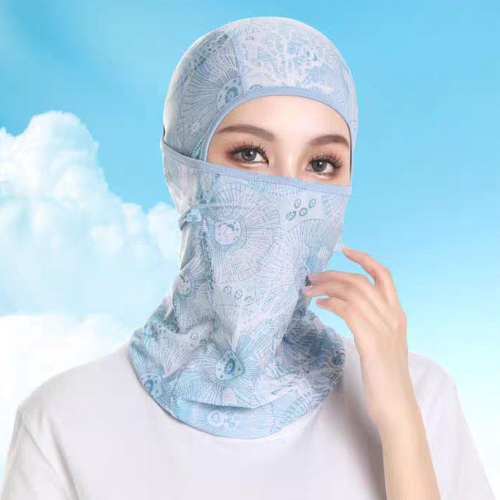 Shading Sunscreen Face Mask UV Protection Face Cover Neck Protector Riding Mask  Hiking